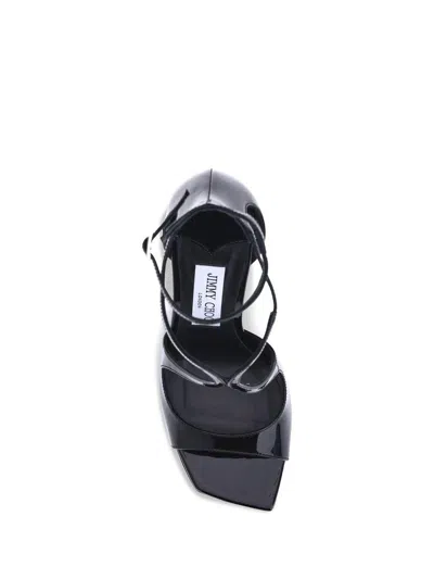 Jimmy Choo Black Azia 95 Sandal