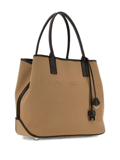 Hogan Mittelgrosse Script Tote Bag