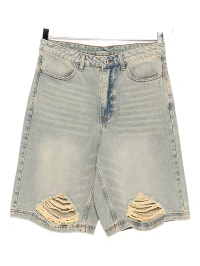 Musium Div. Jeans-shorts Im Distressed-look