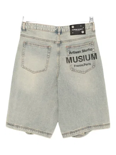 Musium Div. Jeans-shorts Im Distressed-look