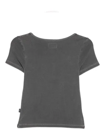 Izzue Henley Top In Gray