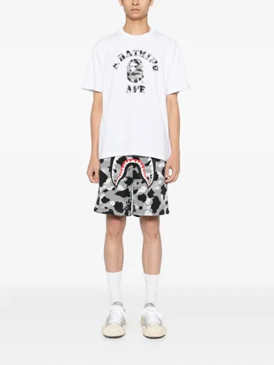 A Bathing Ape 1st Camo College T-shirt In White