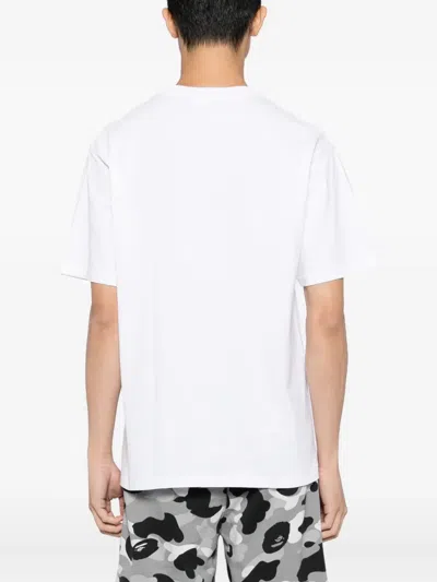 A Bathing Ape 1st Camo College T-shirt In White