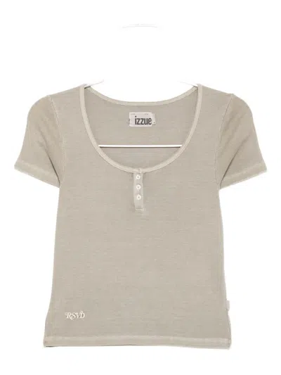 Izzue Henley Top In Green