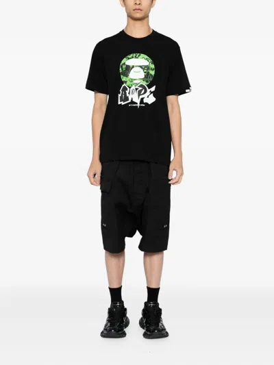 Aape By A Bathing Ape T-shirt Mit Moonface-logo In Black