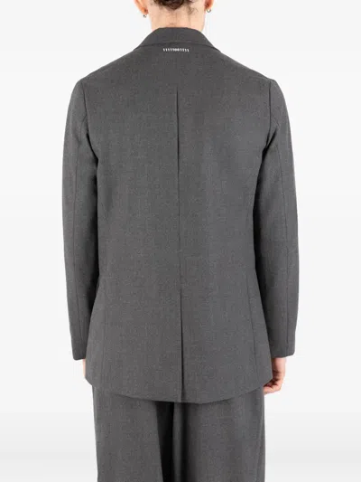 Société Anonyme Patch-pocket Two-button Blazer In Gray