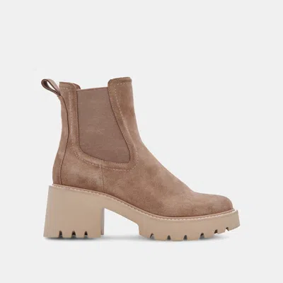 Dolce Vita Hawk H20 Wide Booties Mushroom Suede