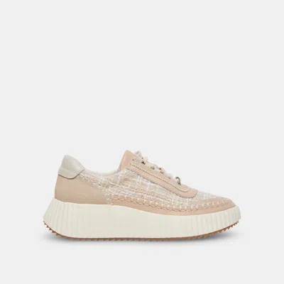 Dolce Vita Dolen Sneakers Ivory Multi Woven