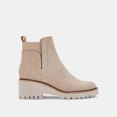 Dolce Vita Huey H2o Wide Booties Dune Suede