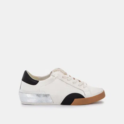 Dolce Vita Hook Womens Faux Leather Round Toe Casual And Fashion Sneakers In White