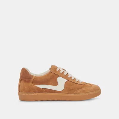 Dolce Vita Notice Sneakers Brown Suede In Multi