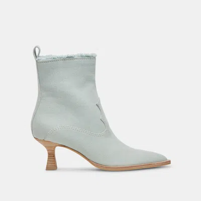 Dolce Vita Austin Boots Light Blue Denim In Multi