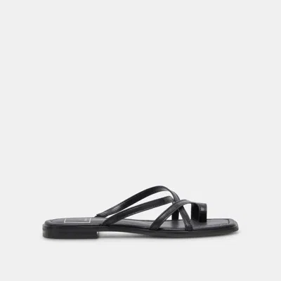 Dolce Vita Indigo Sandals Black Leather