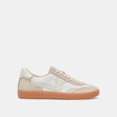Dolce Vita Notice Wide Sneakers Ivory Multi Nylon