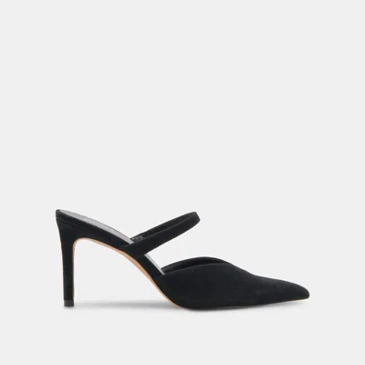 Dolce Vita Kanika Wide Heels Onyx Suede