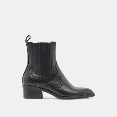 Dolce Vita Brylee H2o Wide Booties Black Leather