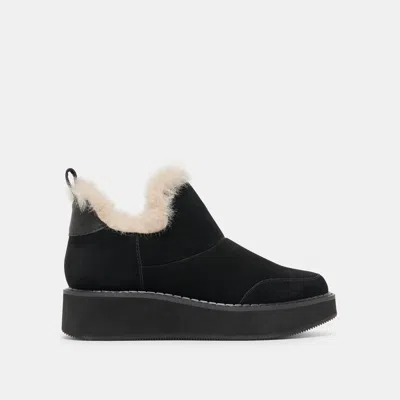Dolce Vita Ardy Plush H2o Booties Onyx Suede