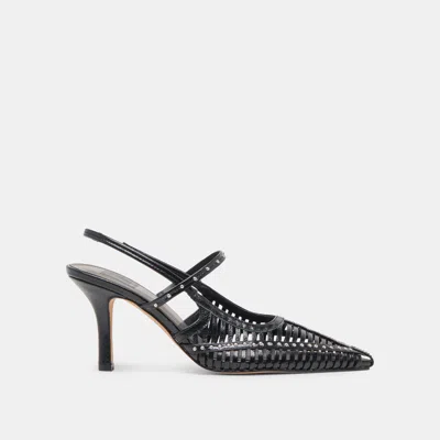 Dolce Vita Hensal Heels Midnight Crinkle Patent