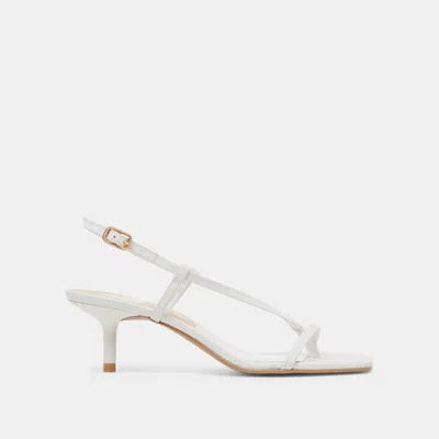 Dolce Vita Laury Heels True White Leather