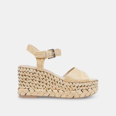 Recurate Tiago Wedges Lt Natural Raffia - Re:vita