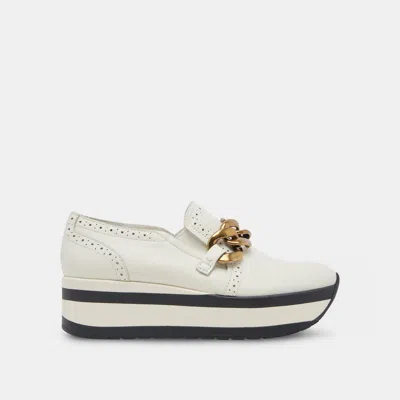 Recurate Jhenee Sneakers White Leather - Re:vita