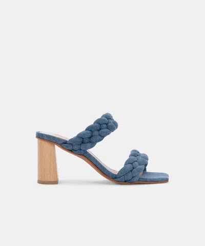 Recurate Paily Heels Dk Blue Denim - Re:vita