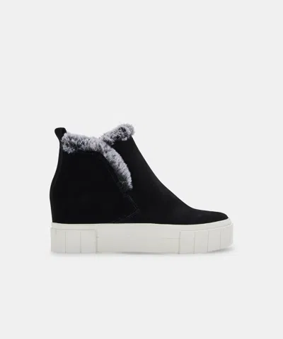 Recurate Zali Sneakers Black Suede - Re:vita