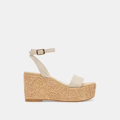 Dolce Vita Talisa Wedges Ivory Leather
