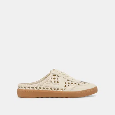 Dolce Vita Notice Slide Woven Sneakers Off White Woven Stella In White