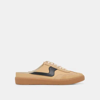 Dolce Vita Notice Slide Sneakers Tan Multi Suede