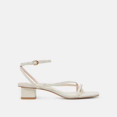 Dolce Vita Karlos Sandals Bone Leather In White