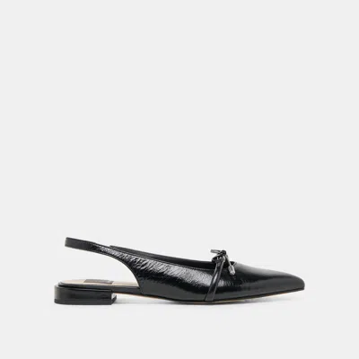 Dolce Vita Payge Flats Midnight Crinkle Patent