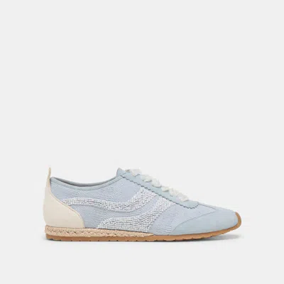 Dolce Vita Dream Bead Sneakers Blue Multi Burlap