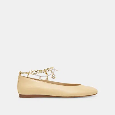 Dolce Vita Baiden Ballet Flats Warm Natural Leather