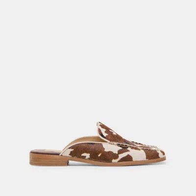 Dolce Vita Bradly Flats Cocoa Taurus Calf Hair