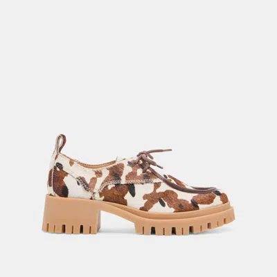 Dolce Vita Milza Loafers Cocoa Calf Hair