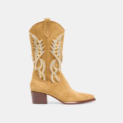 Dolce Vita Vila Boots Caramel Suede