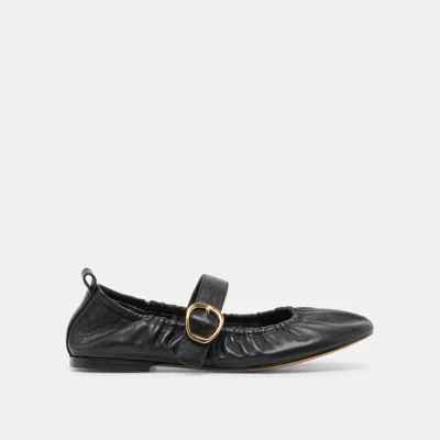 Dolce Vita Caely Ballet Flats Black Leather