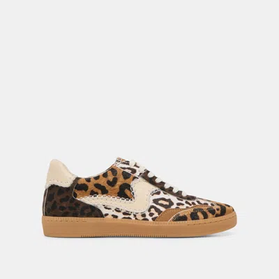 Dolce Vita Notice Stitch Sneakers Leopard Multi Calf Hair