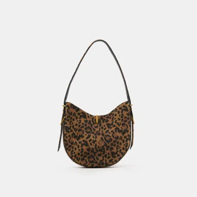 Dolce Vita Bree Shoulder Bag Leopard Suede