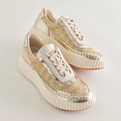 Recurate Dolen Sneakers Gold Knit - Re:vita