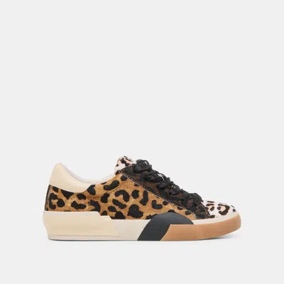 Dolce Vita Zina Sneakers Tan Multi Calf Hair