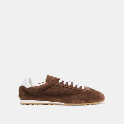 Dolce Vita Serina Sneakers Dk Brown Suede