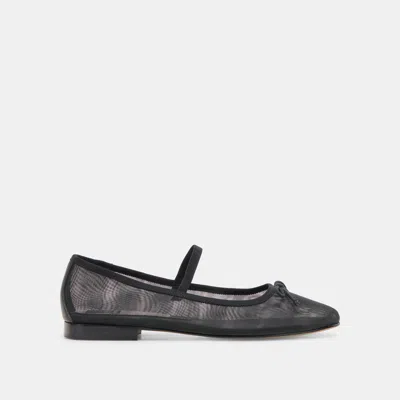 Trove Cadel Ballet Flats Onyx Mesh - Re:vita