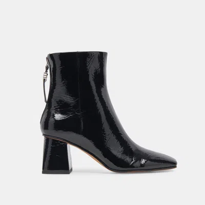 Trove Fifi H2o Booties Midnight Crinkle Patent - Re:vita