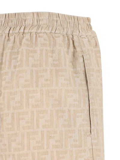 Fendi Elastic Waist Shorts