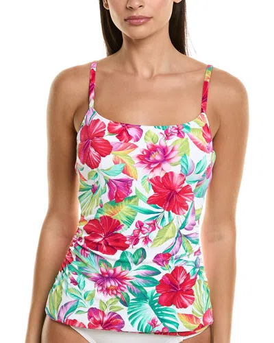 Tommy Bahama Island Cays Fiesta Reversible Tankini Top In Multi