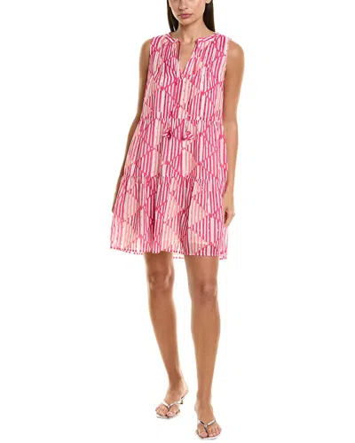 Tommy Bahama Sandbar Stripe Mini Dress In Pink
