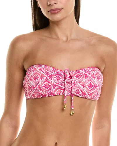 Tommy Bahama Island Cays Shell Bandeau Bikini Top In Multi