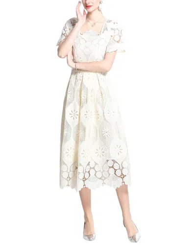 Kaimilan Midi Dress In White